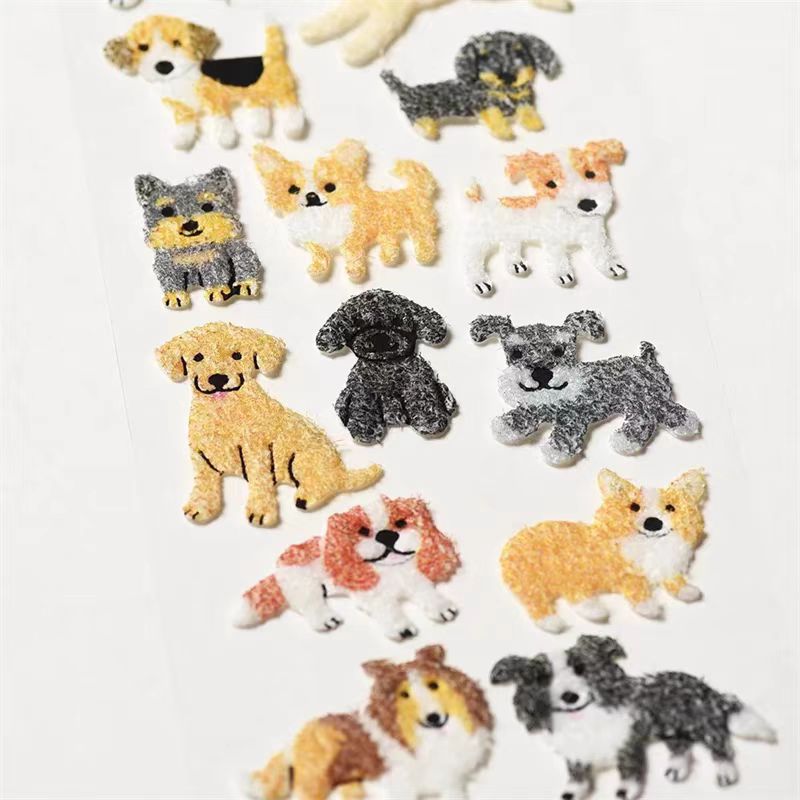 Pegatina de animales de floking