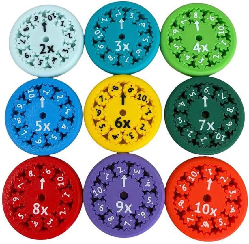 Juego de combinación de datos matemáticos Fidget Spinners